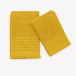 Coppia spugne viso e ospite Rebecca Home art.Giulia 1+1 - immagine 5