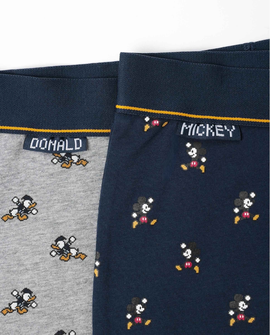 disney-calzoncillo-boxer-pixel-classic-para-hombre-caja-de-2-unidades-pack-fantasia (2) Pack boxer pixel classic 2 pezzi 48666P-0 - immagine 1