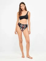 Costume da bagno donna monospalla con coppettina foderato - GISELA. - immagine 2